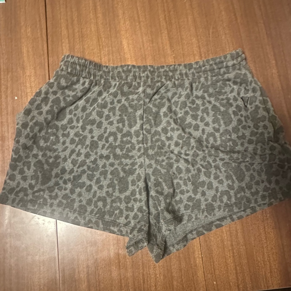 Victoria’s Secret Gray Leopard Print Women's Shorts